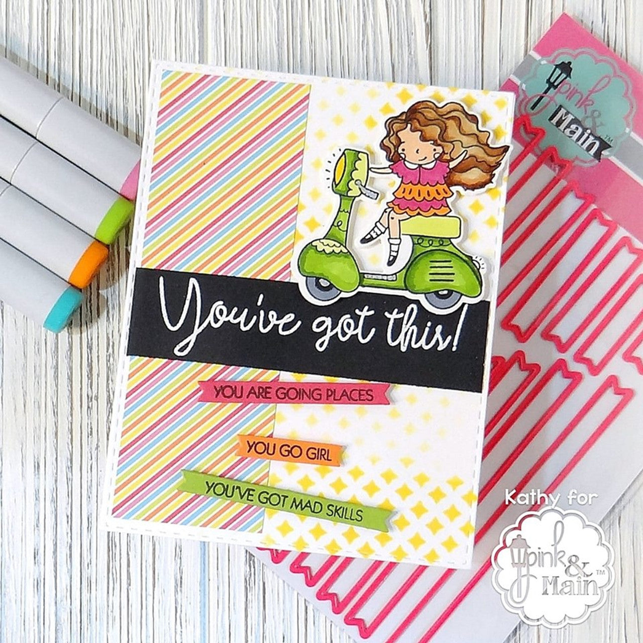 Pink & Main Going Places Stamp Set
