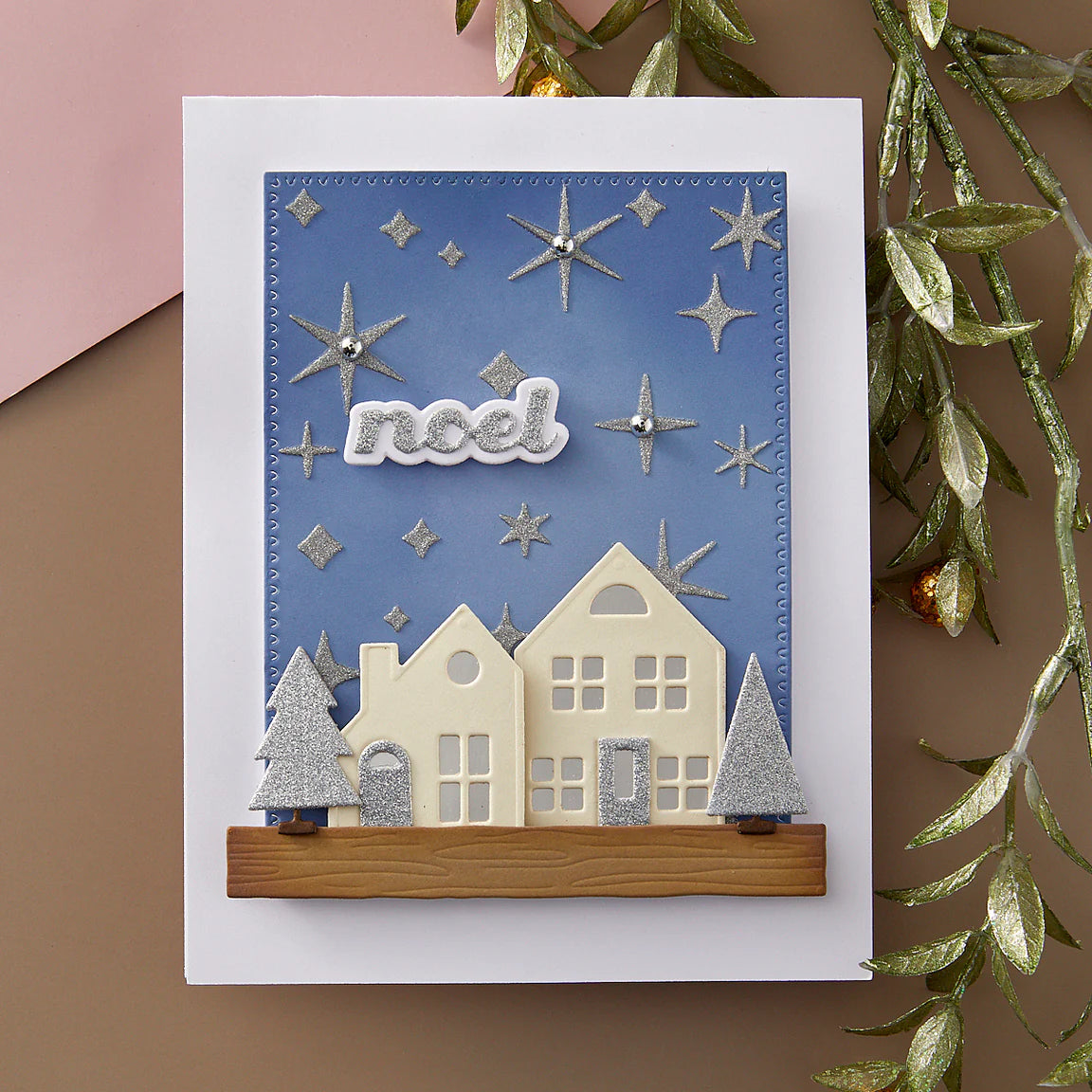 Mantel Village and Decorations Dies Bundle by Simon Hurley for Spellbinders