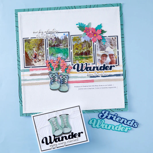 Spellbinders Wander Boots Die Set