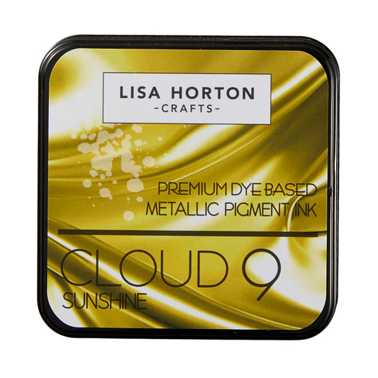 Lisa Horton Crafts Metallic Pigment Ink Pad - Sunshine