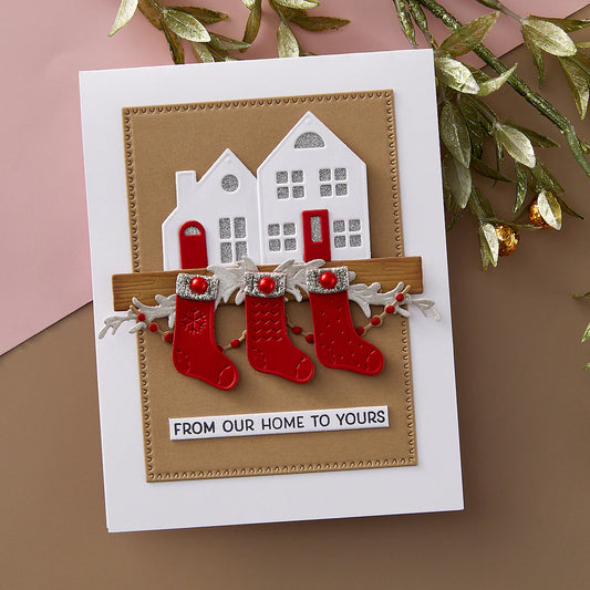 Mantel Village and Decorations Dies Bundle by Simon Hurley for Spellbinders