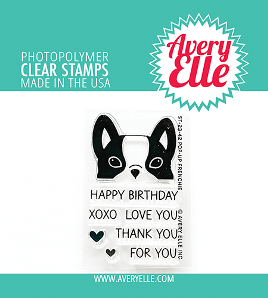 Avery Elle Pop-up Frenchie Stamp