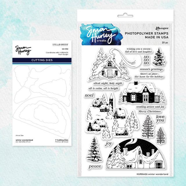 Winter Wonderland Stamp and Die Bundle by Simon Hurley/Ranger for Spellbinders