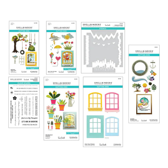 Spellbinders I Want it All! Windows with a View Collection Bundle