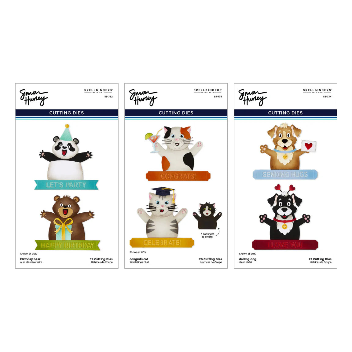 Sending Hugs Die Bundle by Simon Hurley