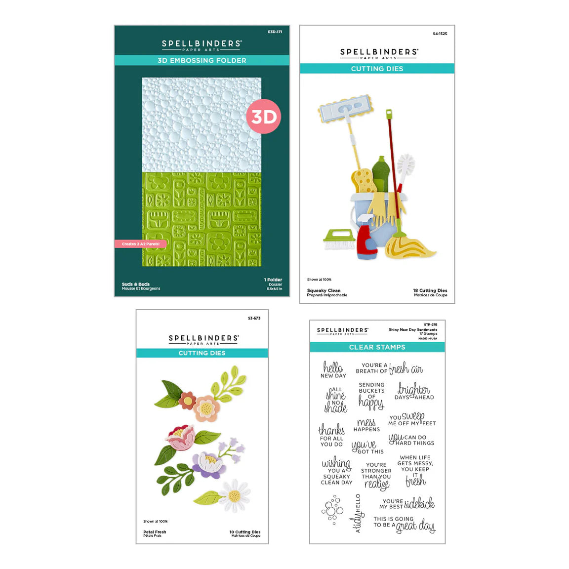 Spellbinders Shiny New Day Collection Bundle - I Want it All!