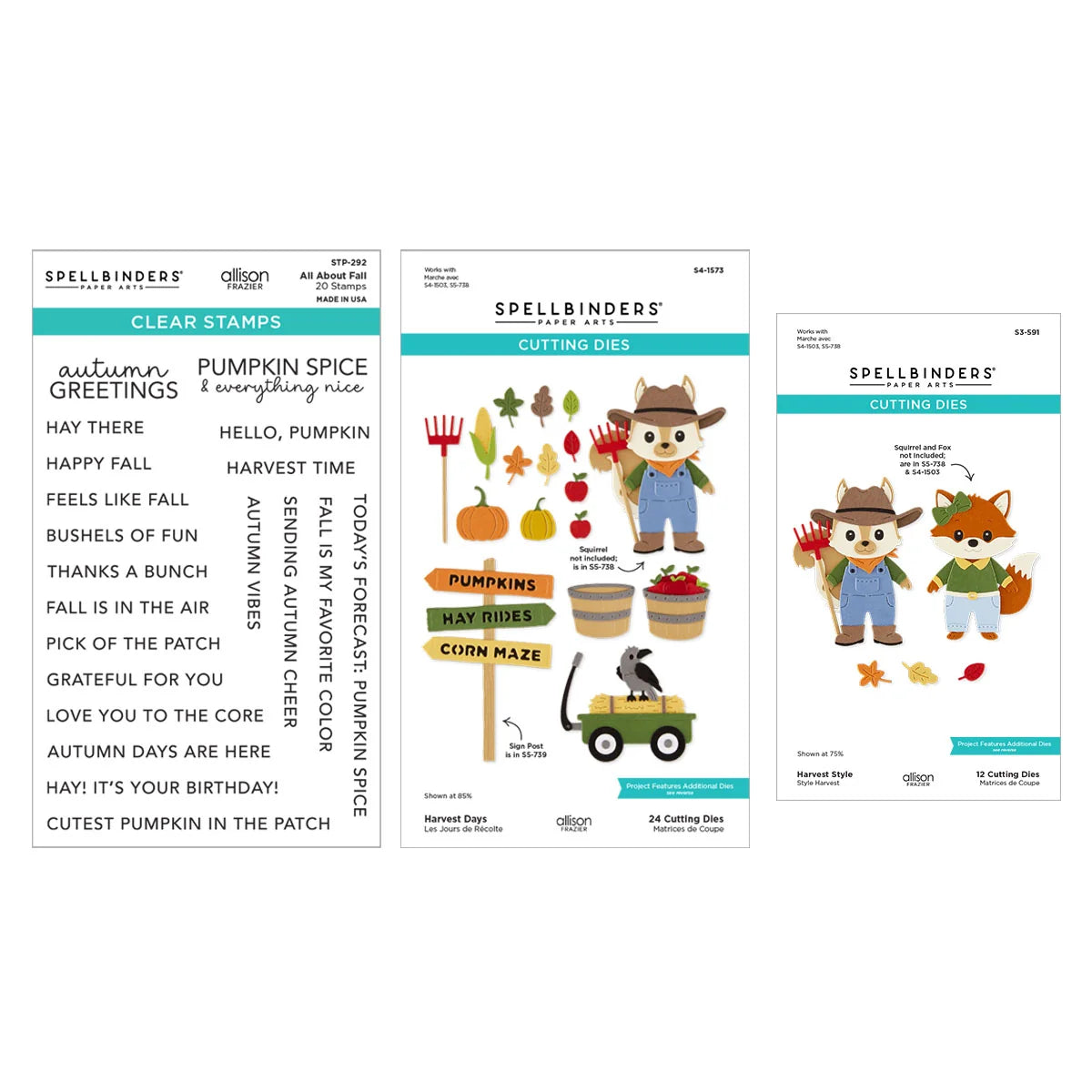 Spellbinders Fall Adventures Bundle by Allison Frazier - I Want it All!