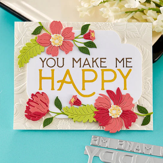 Spellbinders You Make Me Happy BetterPress Plates