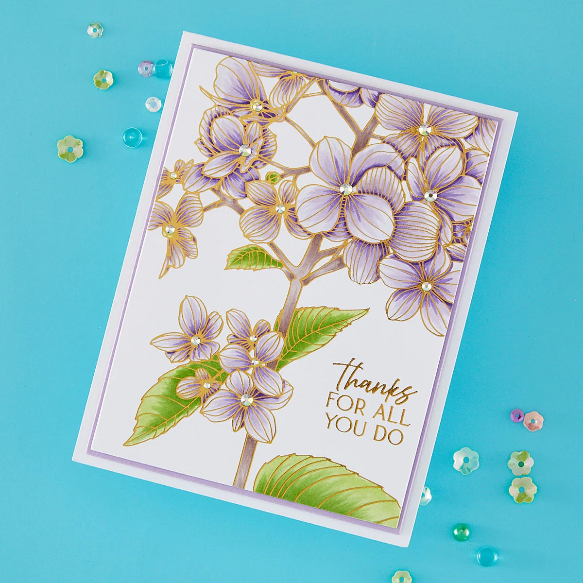 Spellbinders Thanks in Bloom Press/Foil Plate