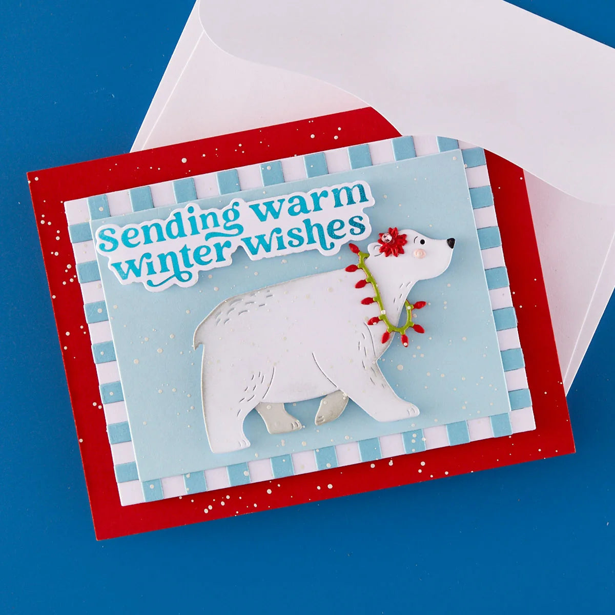 Spellbinders wonderful winter sentiments Press/Foil Plate/Die Set by Simon Hurley