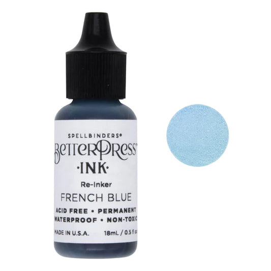 Spellbinders BetterPress French Blue Re-Inker