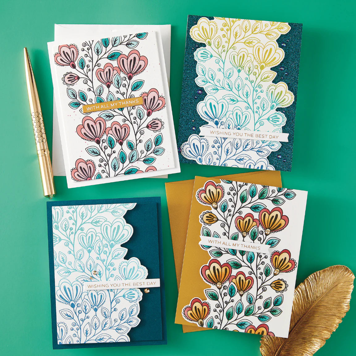 BetterPress Society November 2025 - Friendship Grows Plates and Dies Set