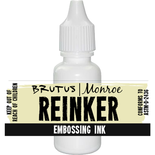Brutus Monroe Embossing Ink Reinker 0.5oz