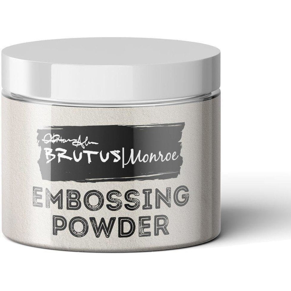 Brutus Monroe Ultra Fine Embossing Powder - Alabaster 1oz jar