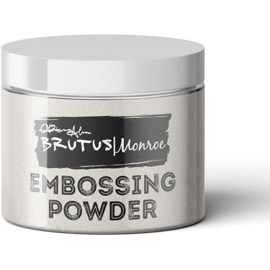 Brutus Monroe Ultra Fine Embossing Powder - Alabaster 1oz jar