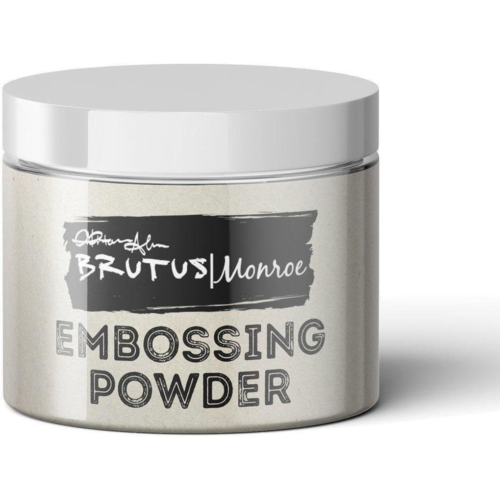 Brutus Monroe Metallic Embossing Powder - Icicle 1oz jar