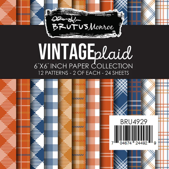 Brutus Monroe Vintage Plaid 6x6 Paper Pad