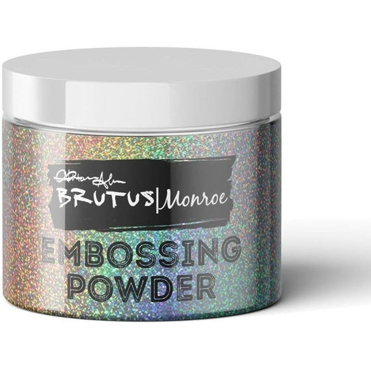 Brutus Monroe Embossing Powder - Rainbow Sparkle 1oz jar