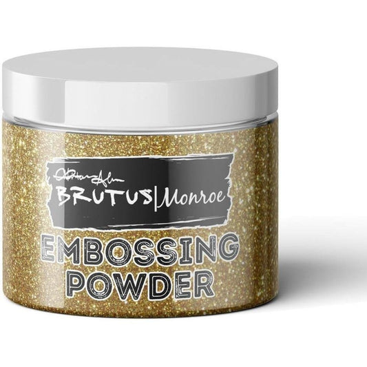 Brutus Monroe Sprakling Embossing Powder - Gilded Sparkle (Gold) 1oz jar