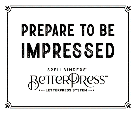 Spellbinders BetterPress Letterpress System (Starter Kit)