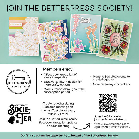 Spellbinders BetterPress Society Round 6 Subscription Registration (Jul-Dec 2026)