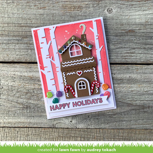 Lawn Fawn Build-a-House Gingerbread Add-on