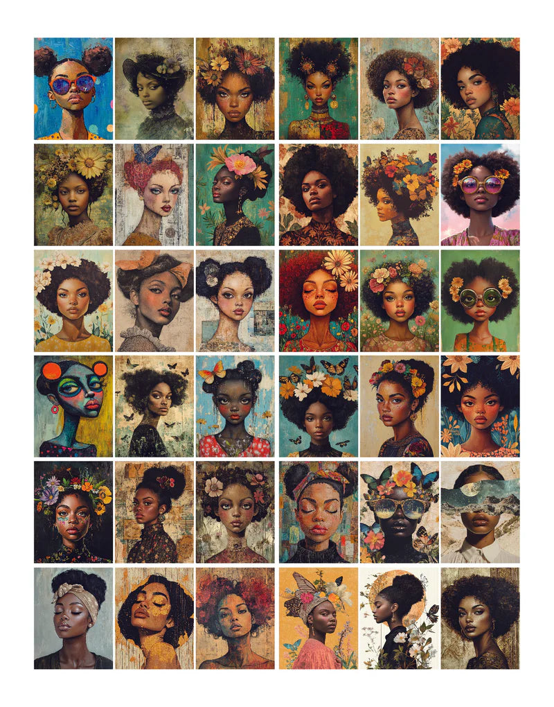 Radiant Roots Creative Cards