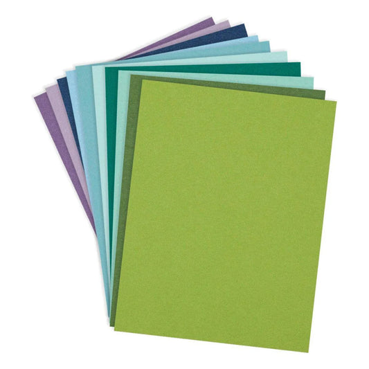 Spellbinders Colorwheel Cardstock - Cool Assortment (20 sheets)