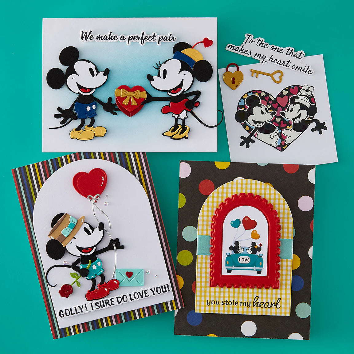 Classic Mouse Love Rub-on Transfers