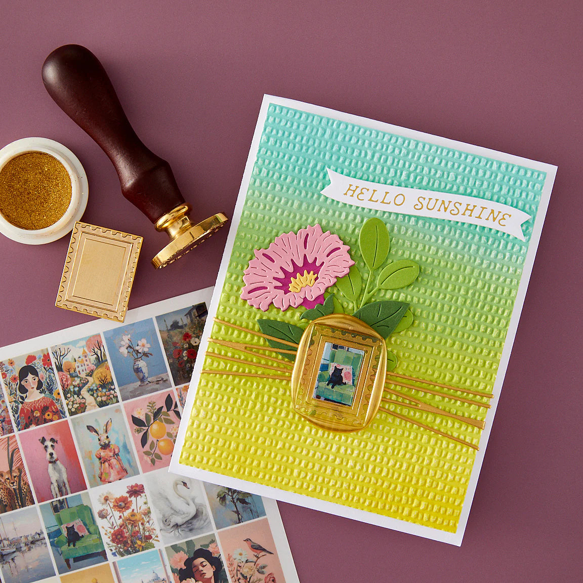 Spellbinders Gold Bullion Wax Seal Powder