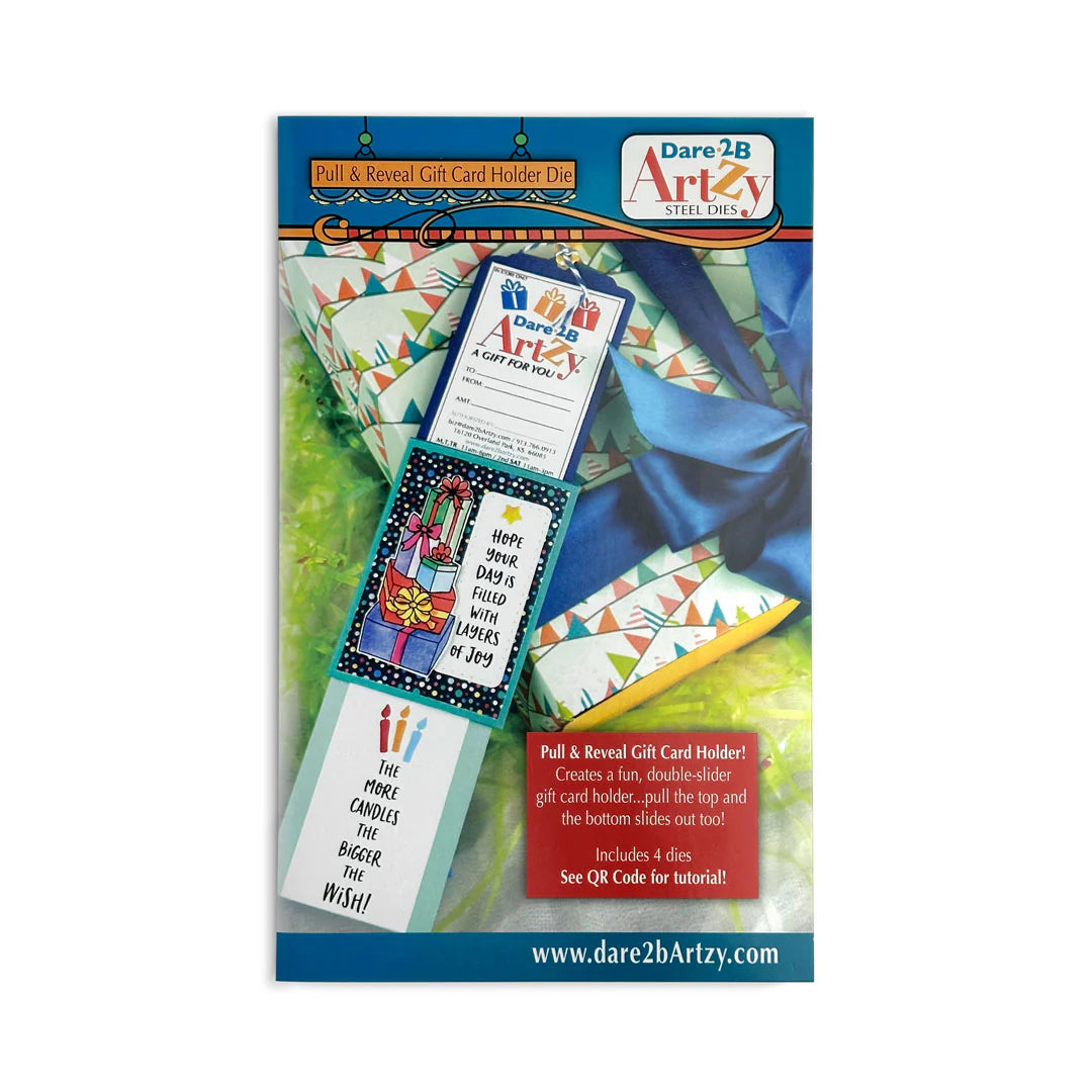 Pull & Reveal Gift Card Holder Die Set