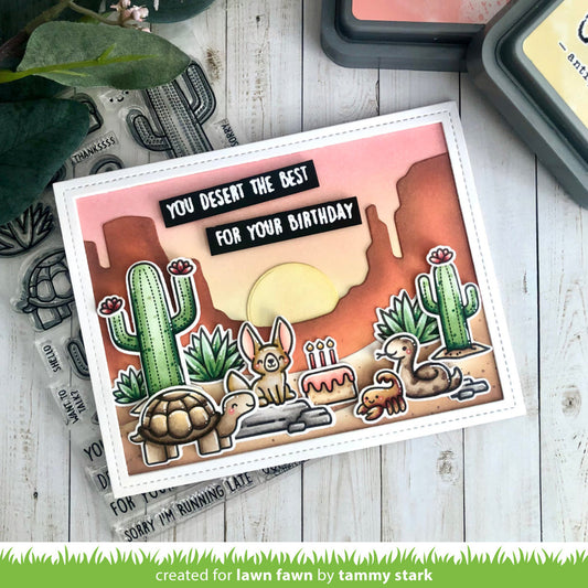 Lawn Fawn Critters in the Desert Stamp Set