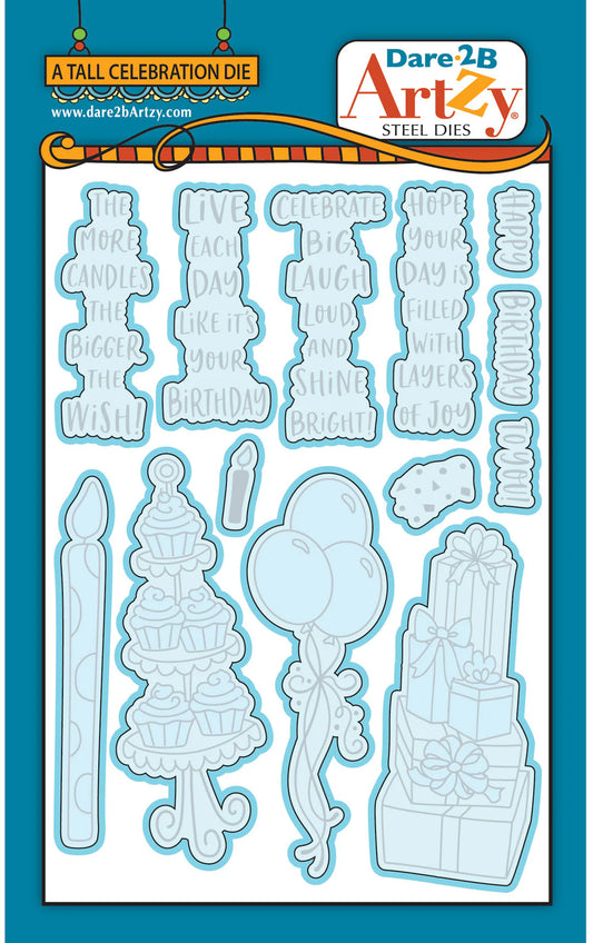 Tall Celebration Coordinating Die Set