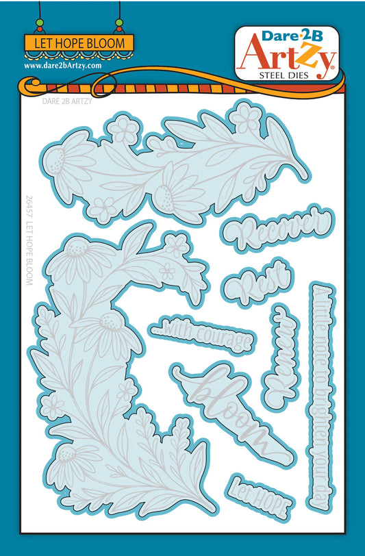 Let Hope Bloom Coordinating Die Set