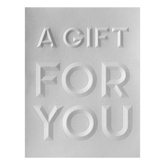 Spellbinders Beveled A Gift for You A2 Cardfront 3D Embossing Folder