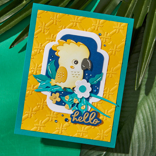Spellbinders Bamboo Screen 3D Embossing Folder