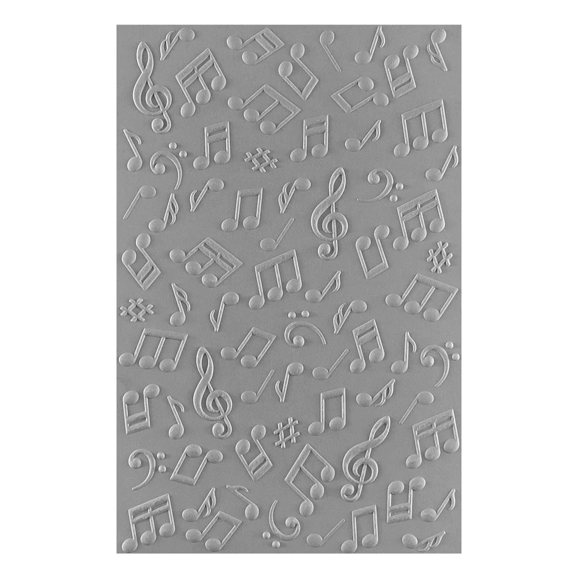 Spellbinders Musical Notes 3D Embossing Folder Bibi Cameron