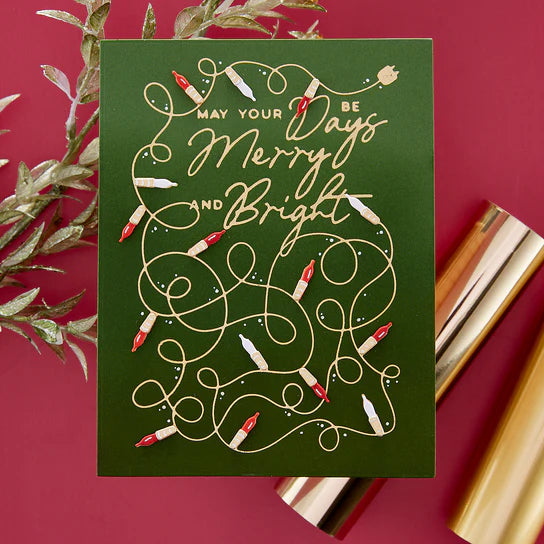 Spellbinders De-light-ful Christmas Hot Foil Plate and Dies