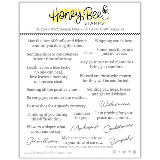 Honey Bee Stamps Inside: Comfort 6x6 Stamp Set