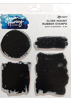 Ranger Simon Hurley Paint Swatches Cling Mount Rubber Stamps