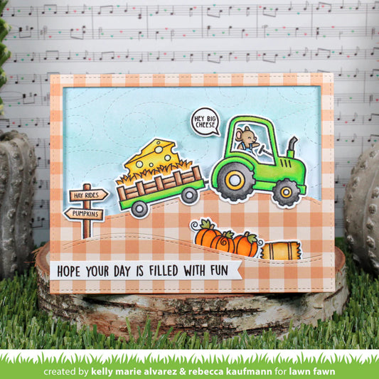 Lawn Fawn Hay There, Hayrides! Mice Add-on Stamp Set