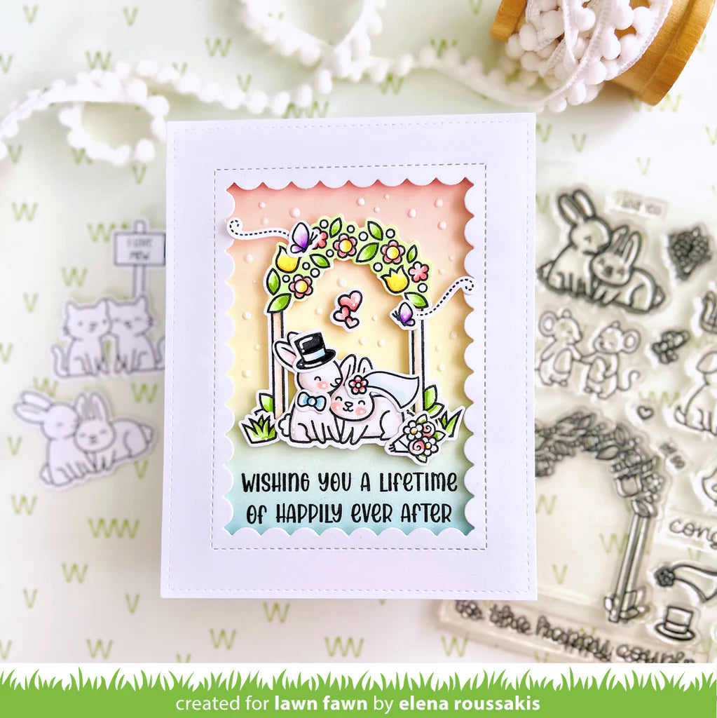 Lawn Fawn Henry's Build-a-Sentiment: Spring Stamp Set