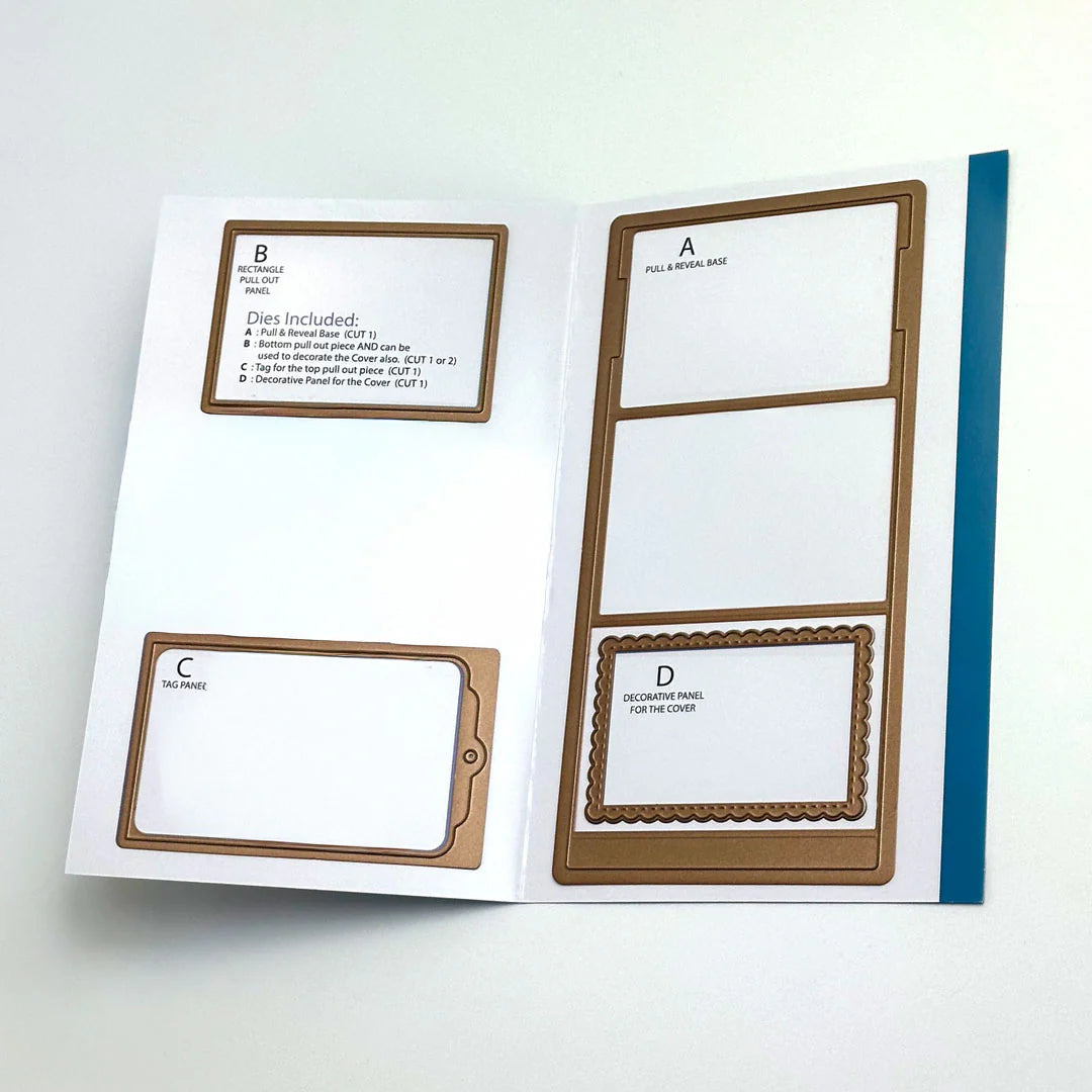 Pull & Reveal Gift Card Holder Die Set