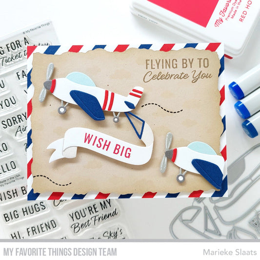 My Favorite Things Plane and Simple Sentiments Stamp Set
