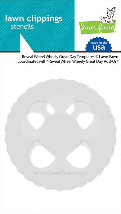 Lawn Fawn Lawn Clippings Reveal Wheel Wheely Great Day Templates