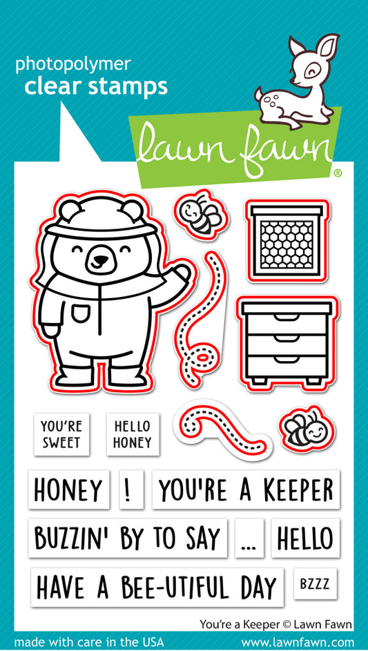 Lawn Fawn You're a Keeper Dies