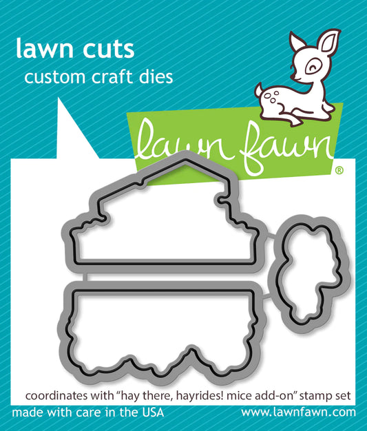 Lawn Fawn Hay There, Hayrides! Mice Add-on Die Set