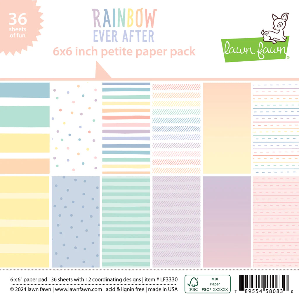 Lawn Fawn Ever After Petite Paper Pack (6"x6")