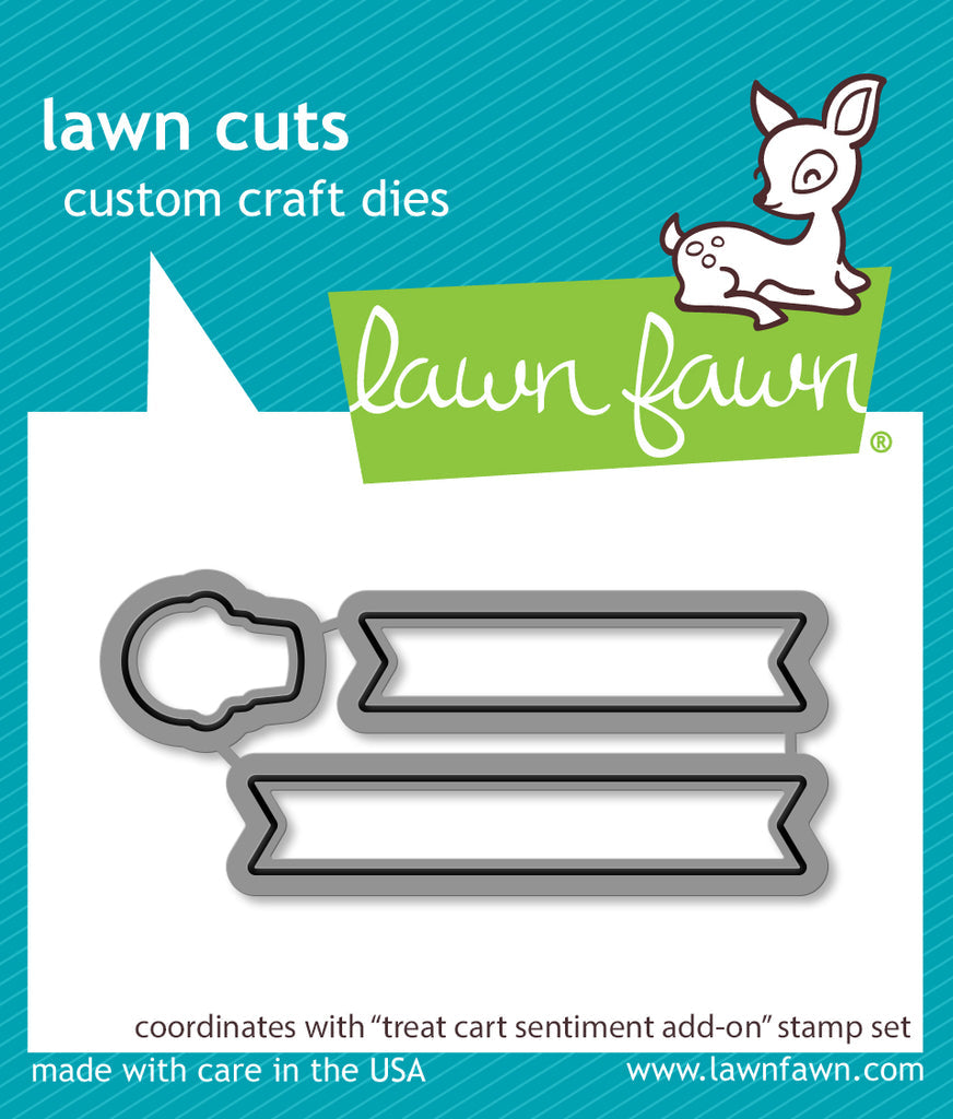 Lawn Fawn Treat Cart Add-on Die Set