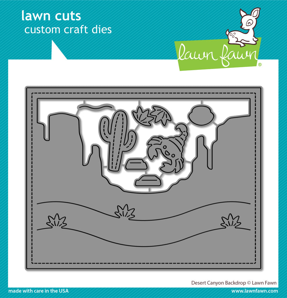 Lawn Fawn Desert Canon Backdrop Die Set